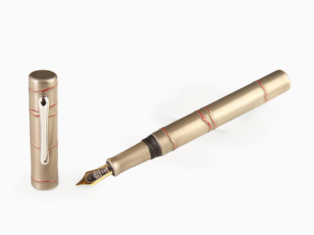 Stylo Plume Taccia Kaga-Wajima White Birch, Edition Limitée