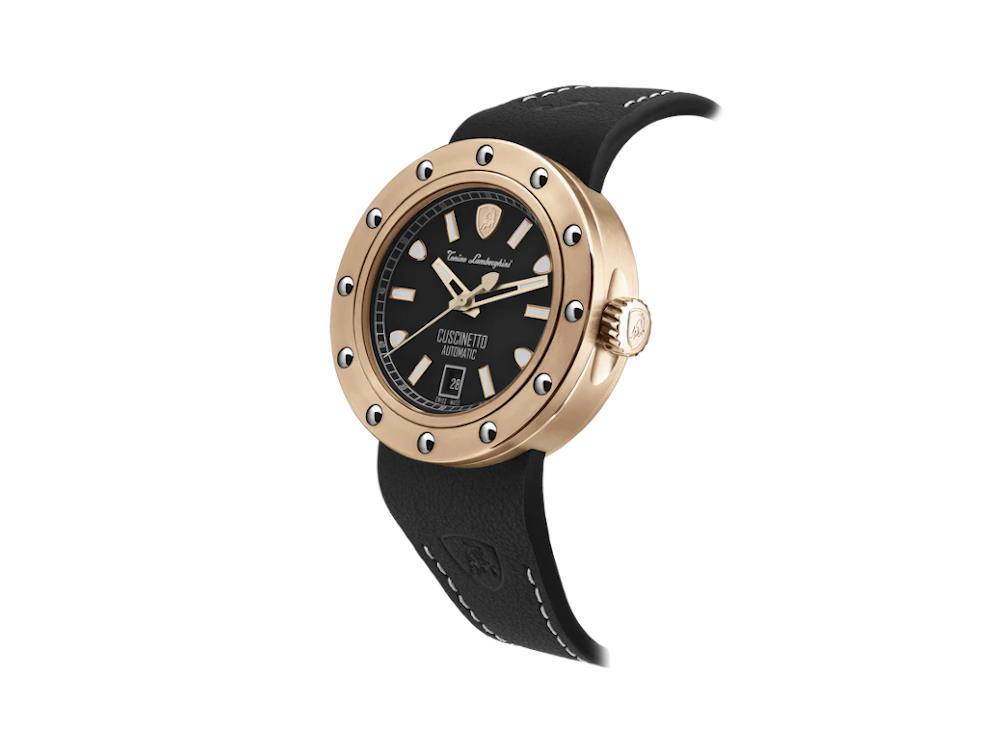 Montre Automatique Tonino Lamborghini Cuscinetto, Titane, Noir, 42 mm, TLF-T01-8