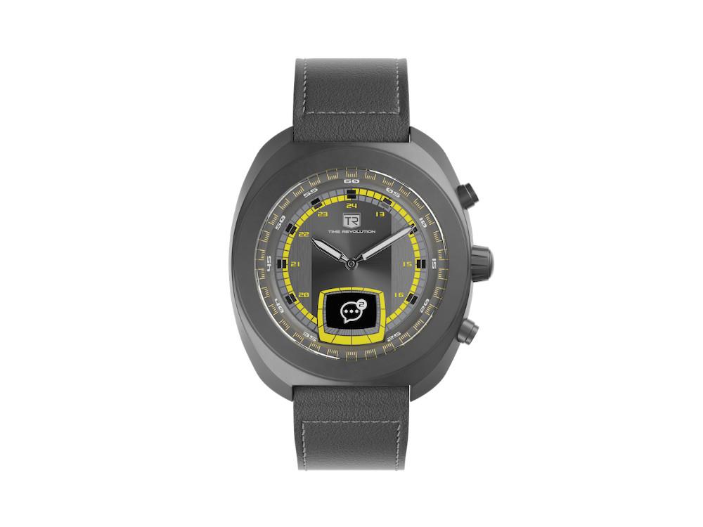 Montre Hybride Time Revolution Hybrid 01 Thunder PVD, Noir, 42 mm, TR01.4B