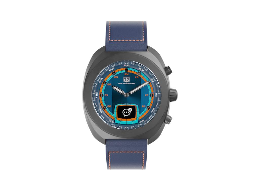 Montre Hybride Time Revolution Hybrid 01 Aurora PVD, Bleu, 42 mm, TR01.4B-1