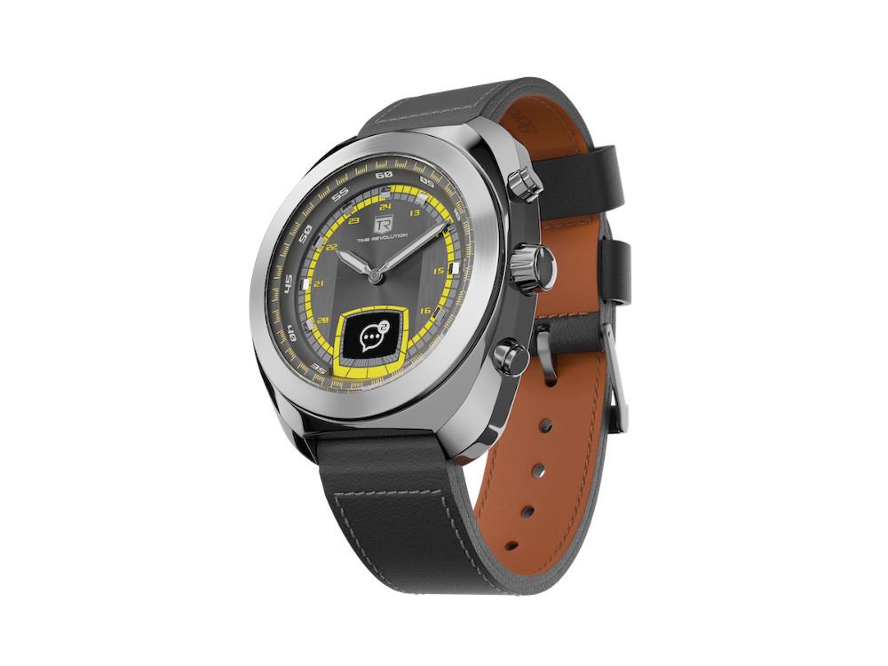 Montre Hybride Time Revolution Hybrid 01 Thunder SS, Noir, 42 mm, TR01.4S