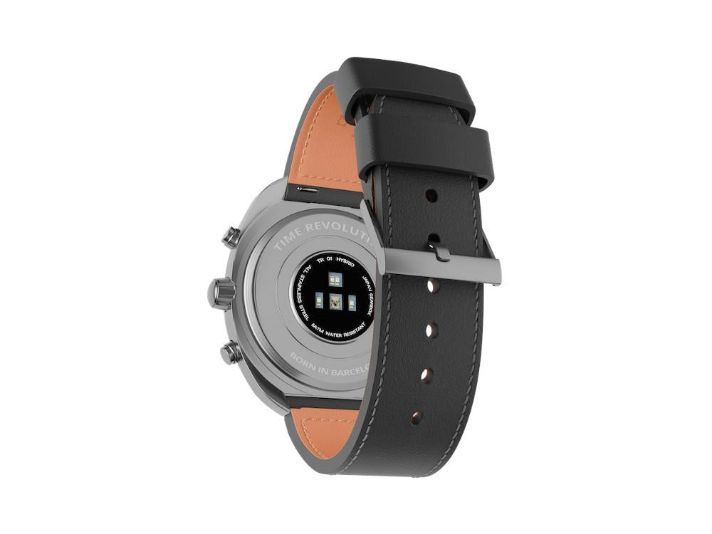 Montre Hybride Time Revolution Hybrid 01 Thunder SS, Noir, 42 mm, TR01.4S