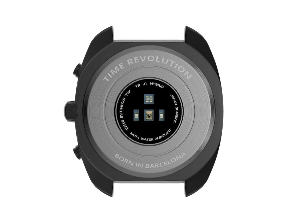 Montre Hybride Time Revolution Hybrid 01 Thunder SS, Noir, 42 mm, TR01.4S