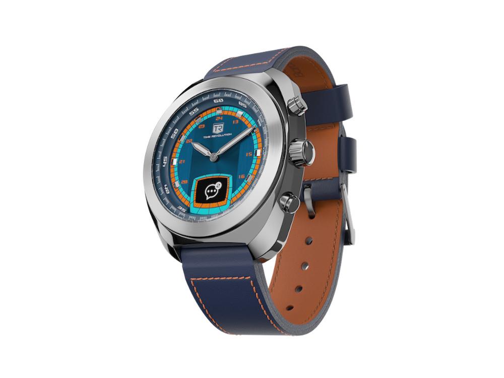 Montre Hybride Time Revolution Hybrid 01 Aurora SS, Bleu, 42 mm, TR01.4S-1
