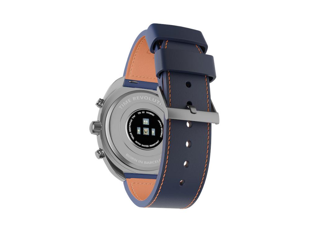 Montre Hybride Time Revolution Hybrid 01 Aurora SS, Bleu, 42 mm, TR01.4S-1
