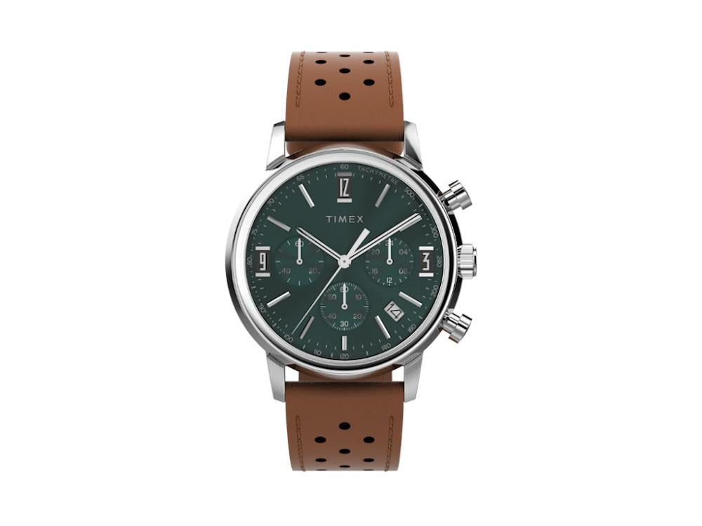 Montre à Quartz Timex Marlin, Vert, 40 mm, TW2W10100A