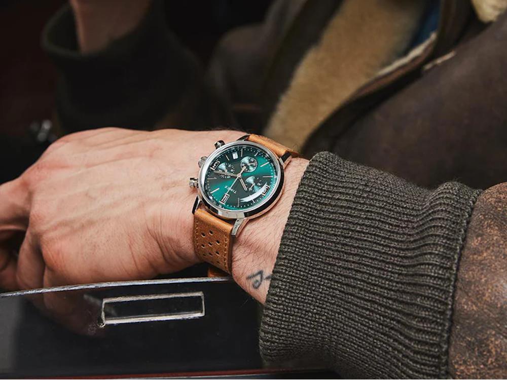 Montre à Quartz Timex Marlin, Vert, 40 mm, TW2W10100A