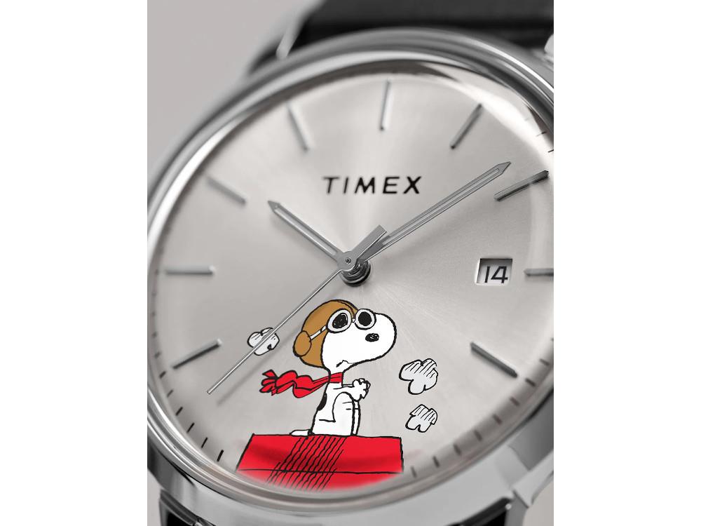 Montre Automatique Timex Marlin Peanuts Snoopy Flying Ace, 40 mm, TW2W49600