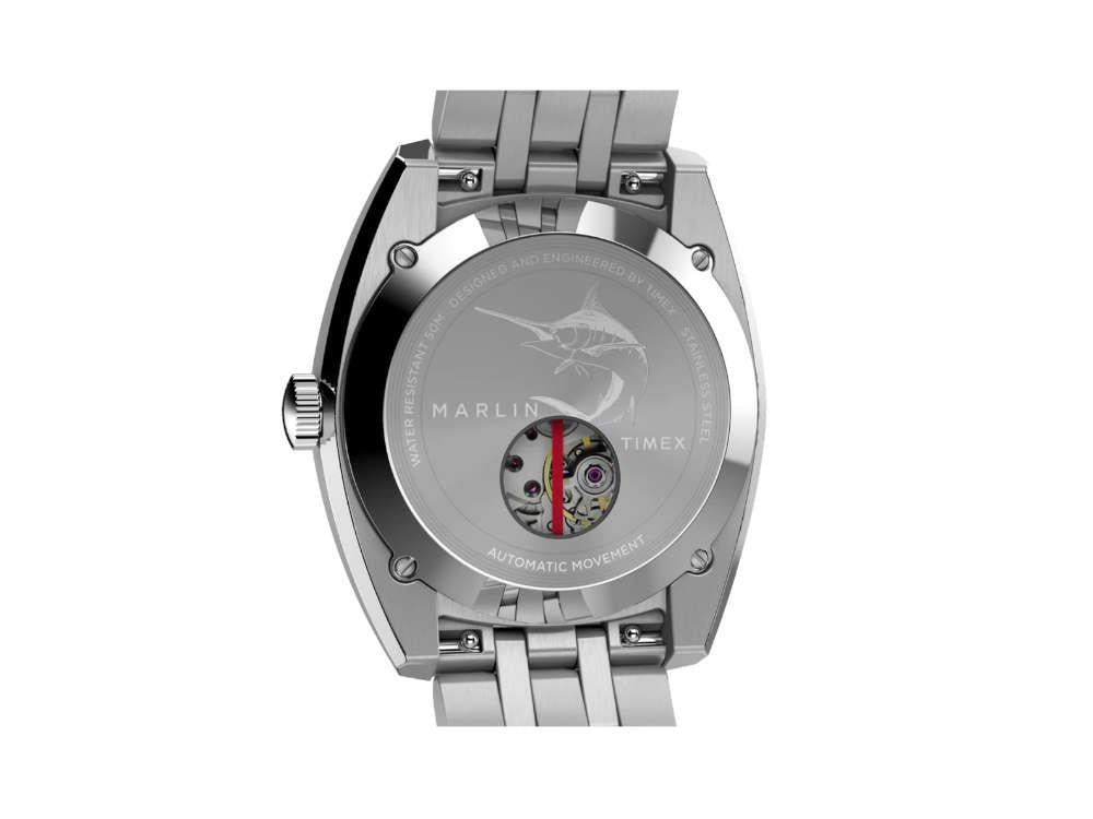 Montre Automatique Timex Marlin, Noir, 39 mm, TW2W58800