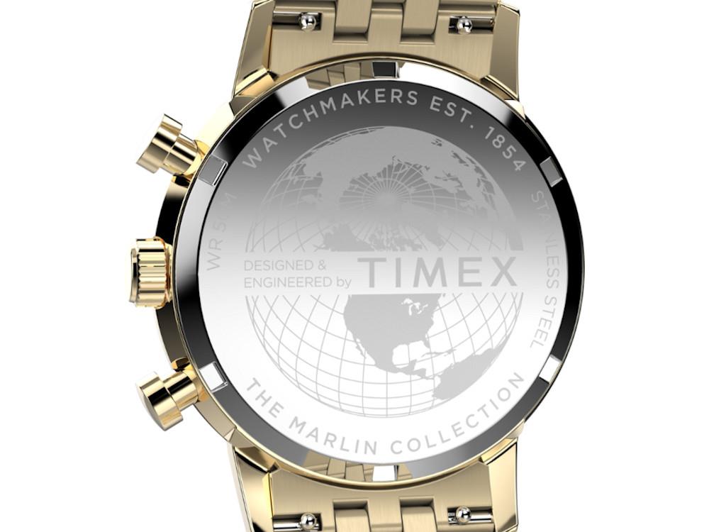Montre à Quartz Timex Marlin, Noir, 40 mm, Chronographe, TW2W59900