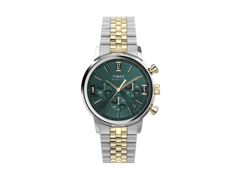 Montre à Quartz Timex Marlin, Vert, 40 mm, TW2W60000A