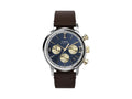 Montre à Quartz Timex Marlin Men's Leather, Bleu, 40 mm, TW2W60400A