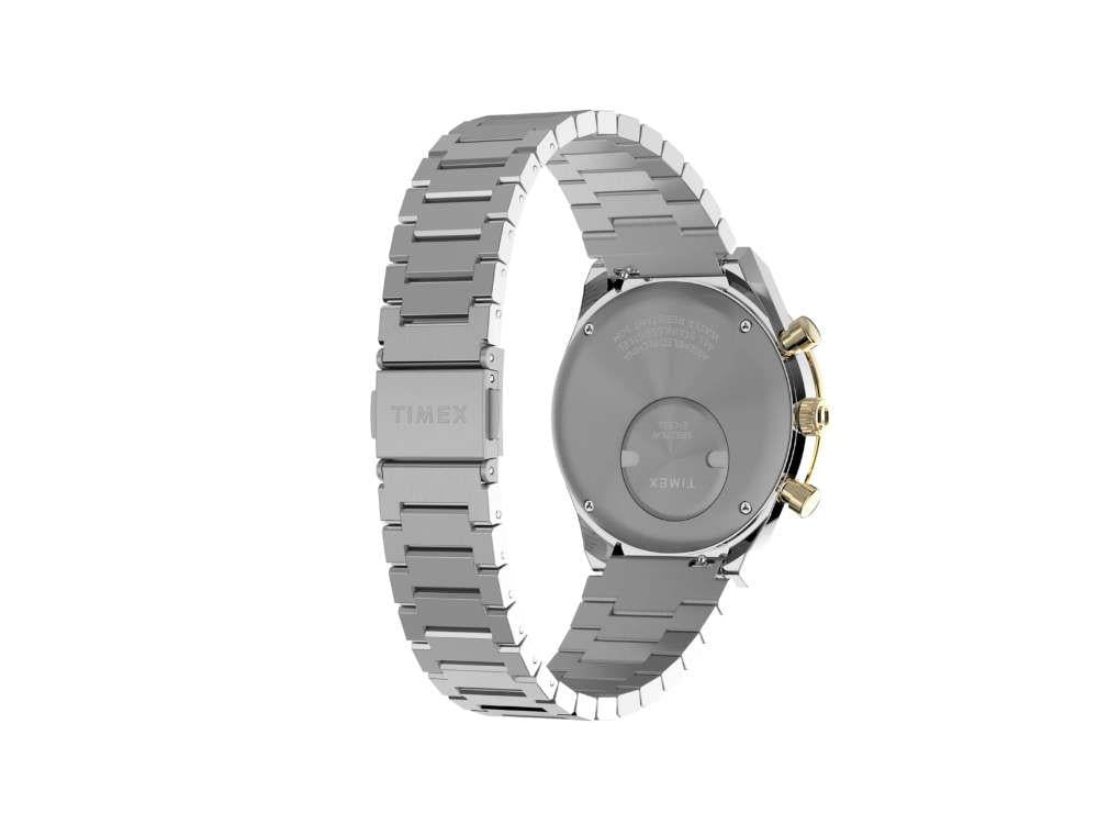 Montre à Quartz Timex Q Timex, PVD Or, Noir, 40 mm, Chronographe, TW2W64200