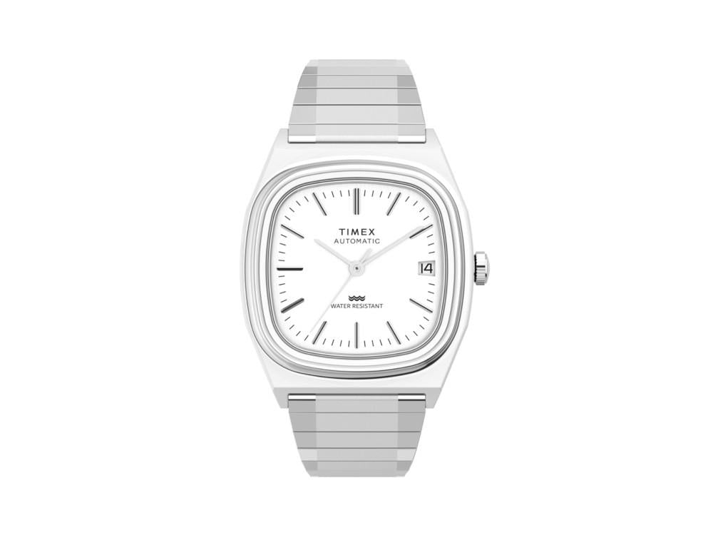 Montre Automatique Timex E Line, Blanc, 34 mm, TW2W70800