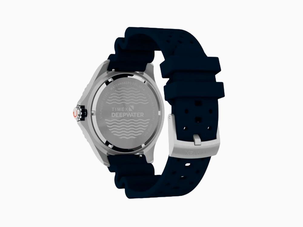 Montre à Quartz Timex Deepwater Meridian 200 SST, Bleu, 44 mm, TW2W81500