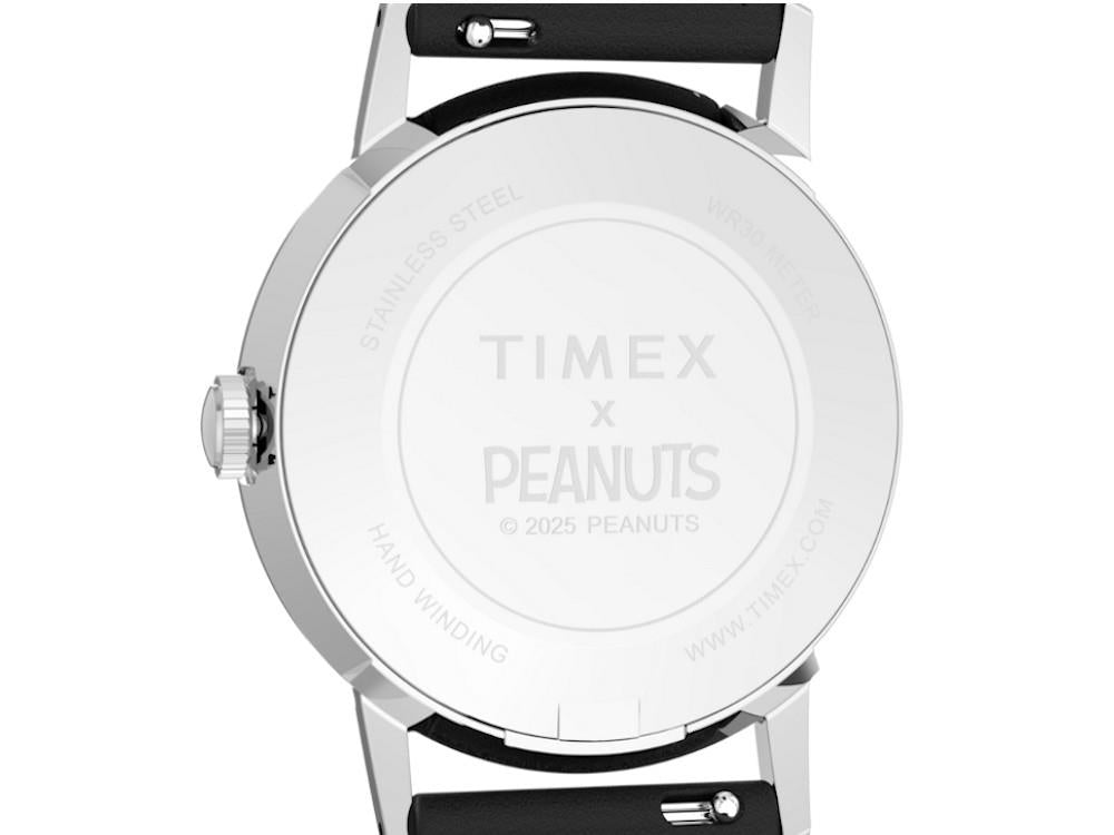 Montre Timex x Peanuts Marlin Hand-Wound Space, Noir, 34 mm, TW2W89700