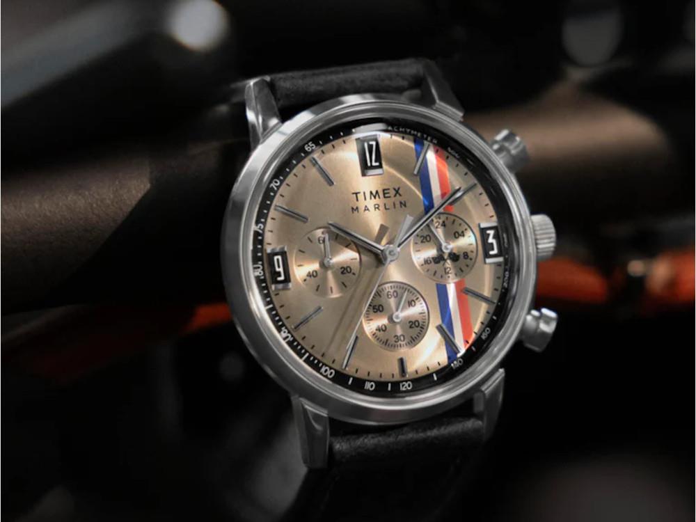 Montre à Quartz Timex Marlin Chronograph Tachymeter, Bronze, 40 mm, TW2W98900