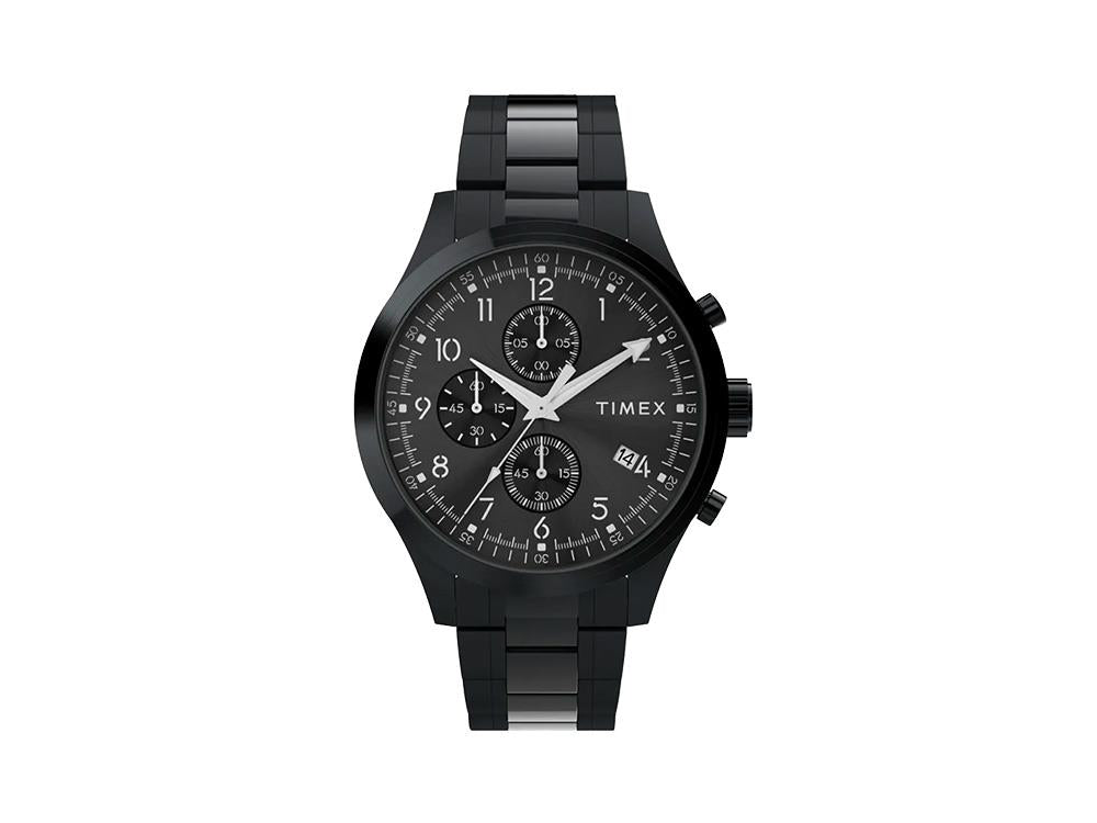 Montre Quartz Timex Trend Dress Chronograph, Noir, 43mm, TW2Y01600