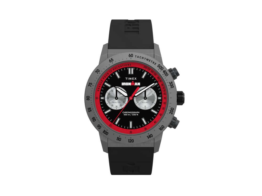 Montre à Quartz Timex Ironman Premium, Noir, 44 mm, Chronographe, TW2Y01900