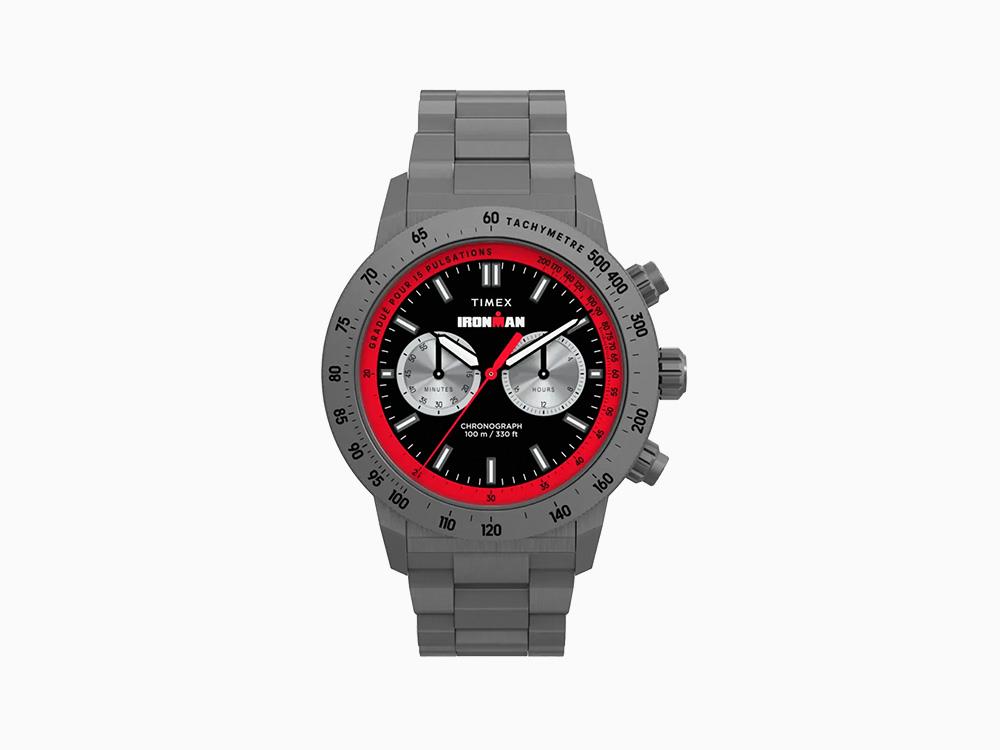 Montre à Quartz Timex Ironman, Noir, 44 mm, Chronographe, TW2Y02000