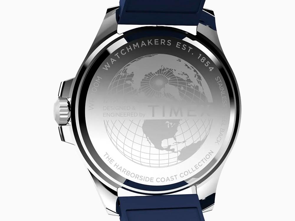 Montre à Quartz Timex Trend Harborside Coast, Bleu, 44 mm, TW2Y05000