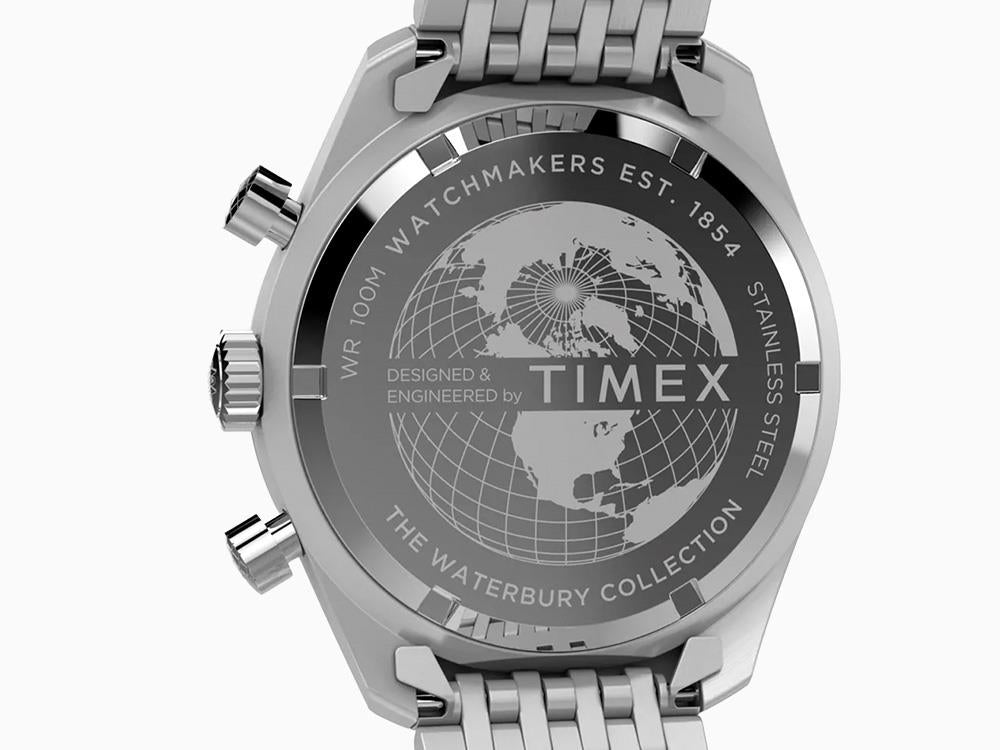 Montre Quartz Timex Waterbury Traditional, Bleu, 41 mm, Chronographe, TW2Y18500