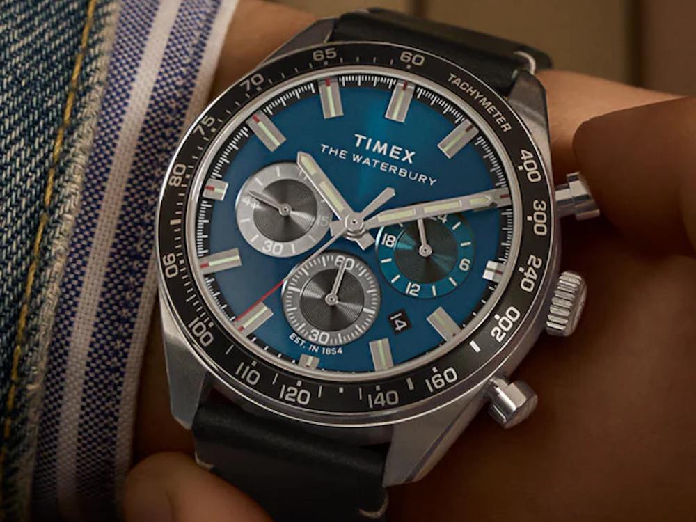 Montre à Quartz Timex The Waterbury, Bleu, 41 mm, TW2Y18600