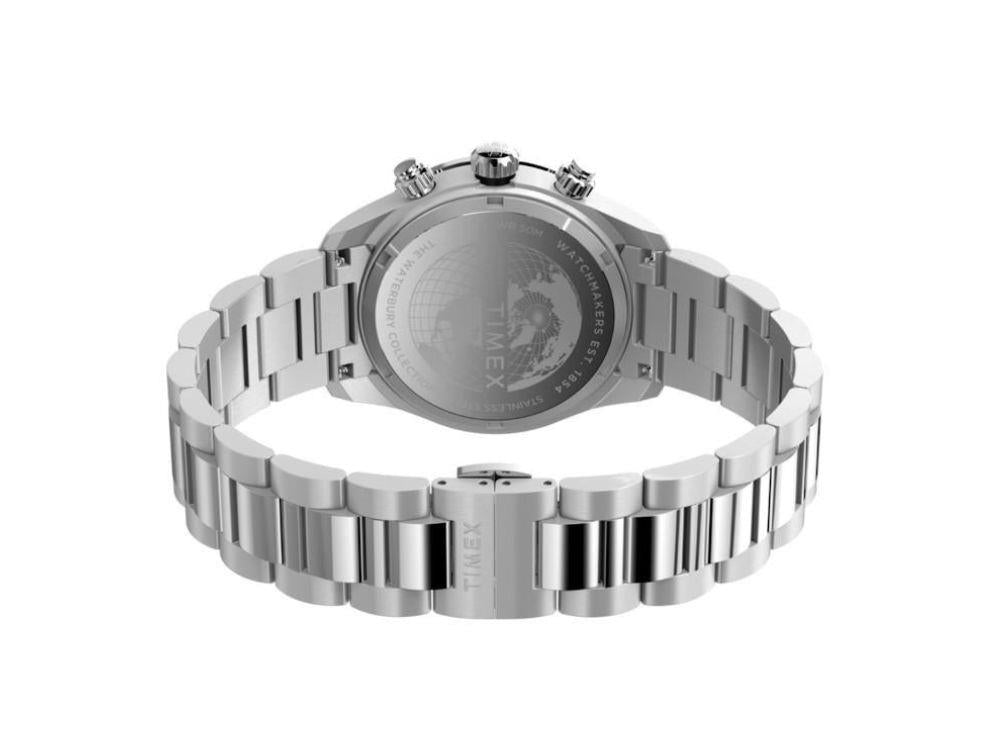 Montre à Quartz Timex The Waterbury, Argent, 39 mm, Chronographe, TW2Y19200