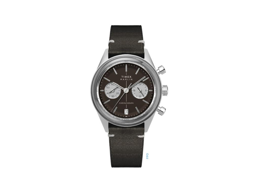 Montre à Quartz Timex Marlin, Noir, 40 mm, Chronographe, TW2Y23700