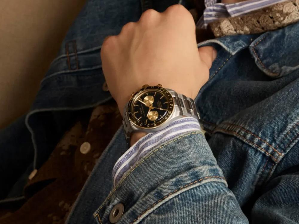 Montre à Quartz Timex Waterbury Heritage, Noir, 39 mm, Chronographe, TW2Y24000