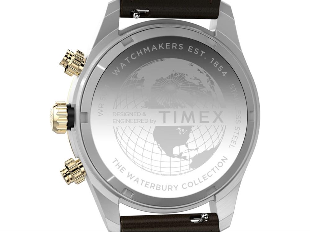 Montre à Quartz Timex The Waterbury Heritage, Noir, Chronographe,TW2Y24100