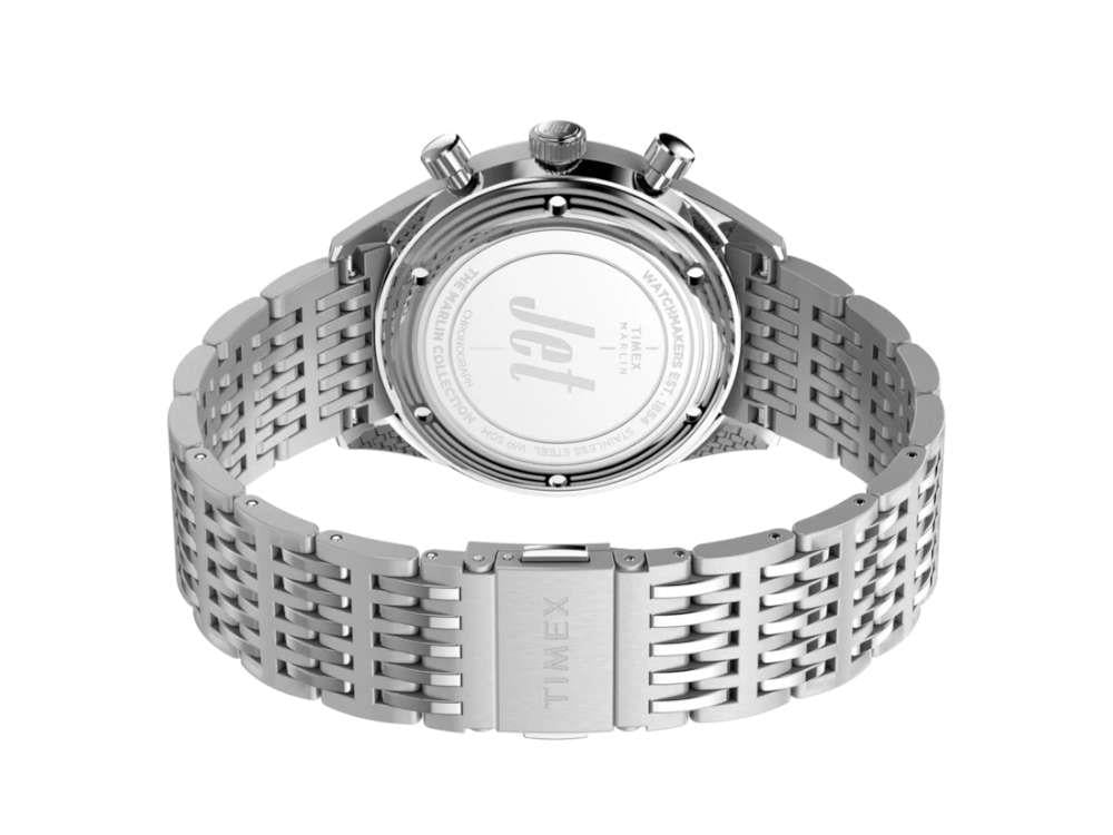 Montre à Quartz Timex Marlin Jet, Argent, 40 mm, Chronographe, TW2Y24600