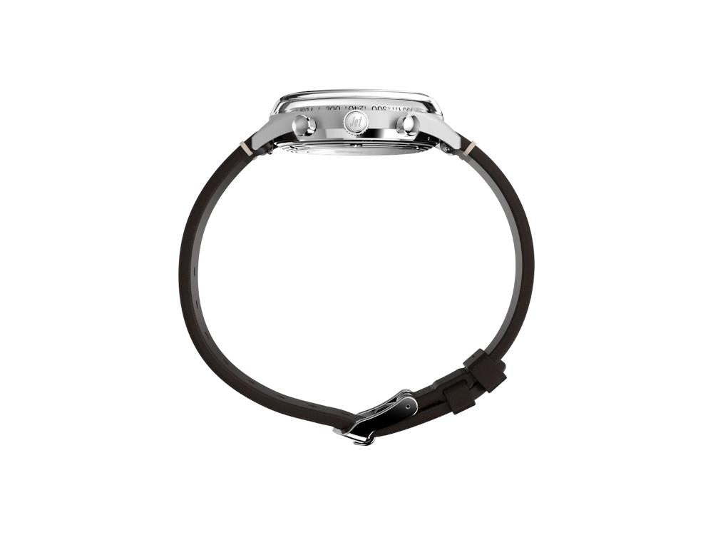 Montre à Quartz Timex Marlin, Acier Recyclé, Marron, Chronographe,TW2Y24700