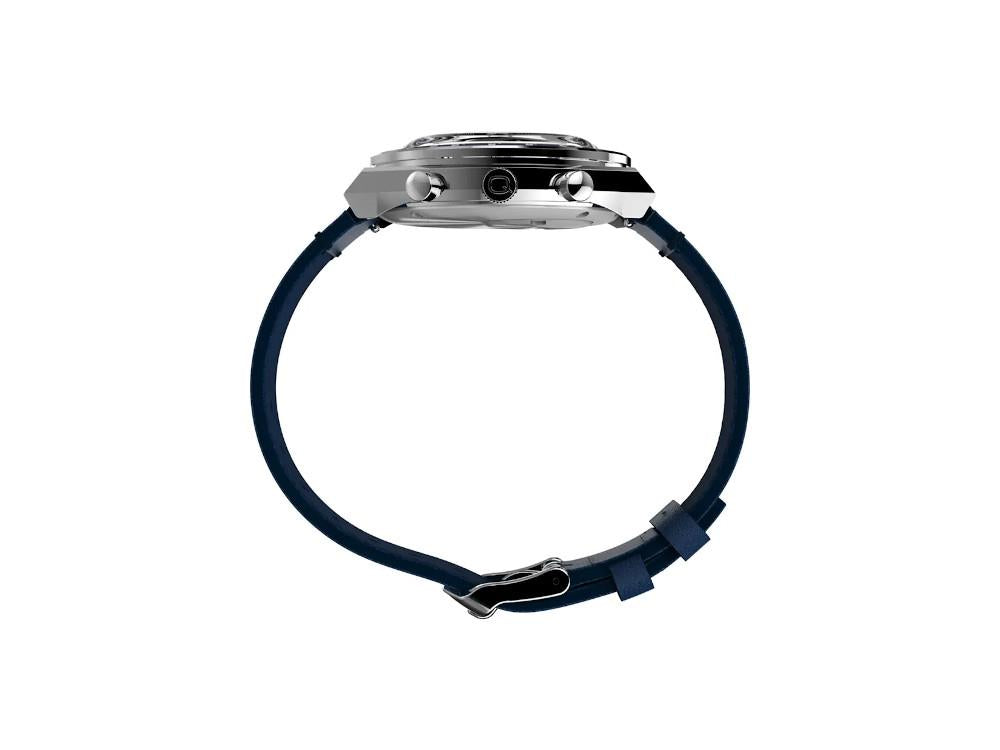 Montre à Quartz Timex Q Chrono , Bleu, 40 mm, Chronographe, TW2Y36100