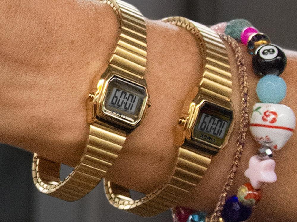 Montre à Quartz Timex T80, Doré, TW2Y46600