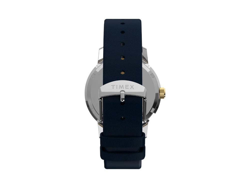Montre Automatique Timex Marlin, Acier Recyclé, Bleu, 40 mm, TW2Y47900