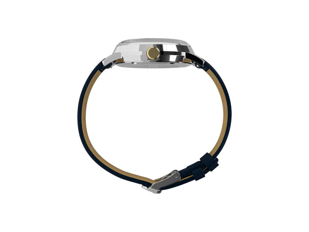 Montre Automatique Timex Marlin, Acier Recyclé, Bleu, 40 mm, TW2Y47900