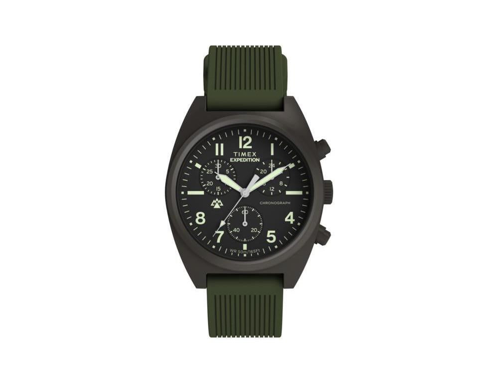 Montre à Quartz Timex Expedition Capstone, Noir, 41 mm, Chronographe, TW2Y61100