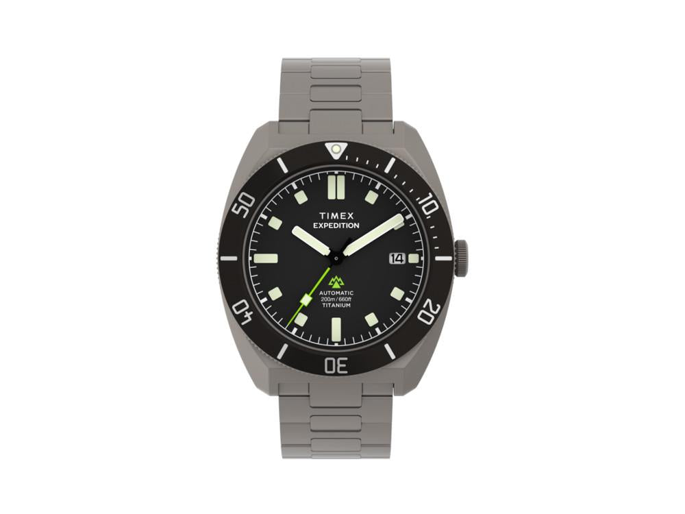 Montre Automatique Timex Expedition Pioneer Titanium, Noir, 41 mm, TW2Y63800