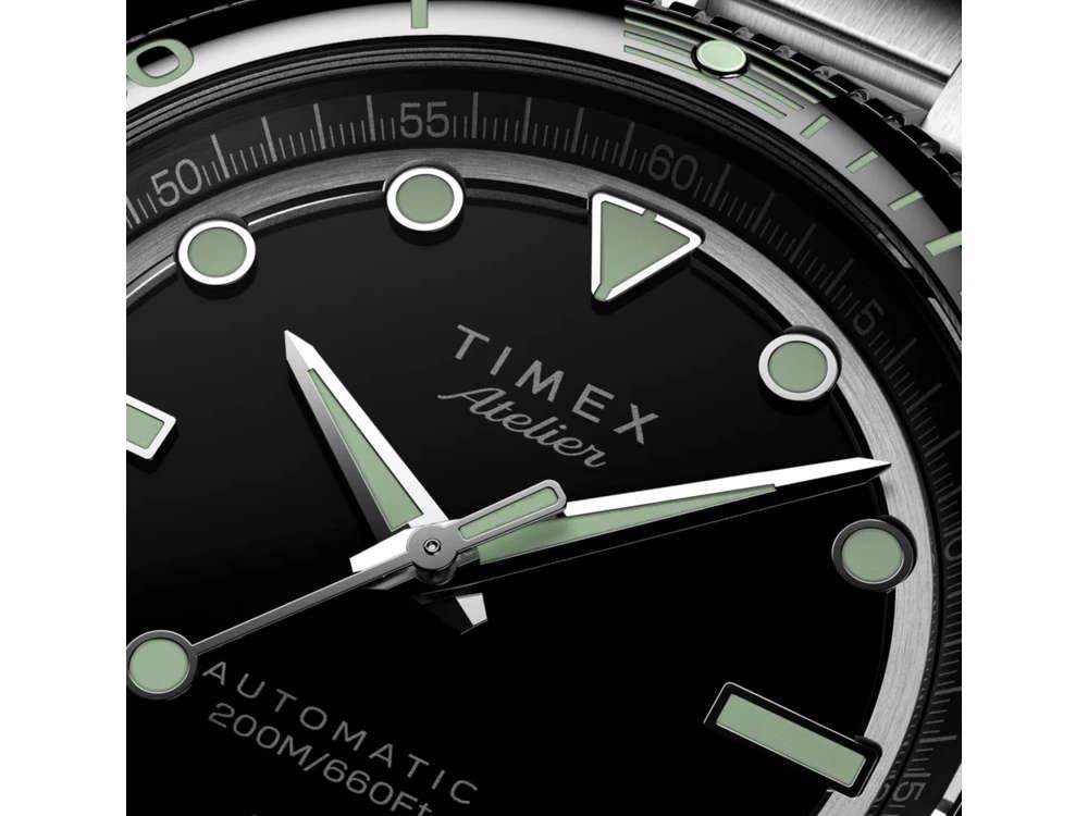 Montre Automatique Timex Atelier Marine M1a, Noir, 41 mm, TW2Y72500