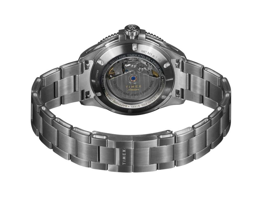Montre Automatique Timex Atelier Marine M1a, Noir, 41 mm, TW2Y72500