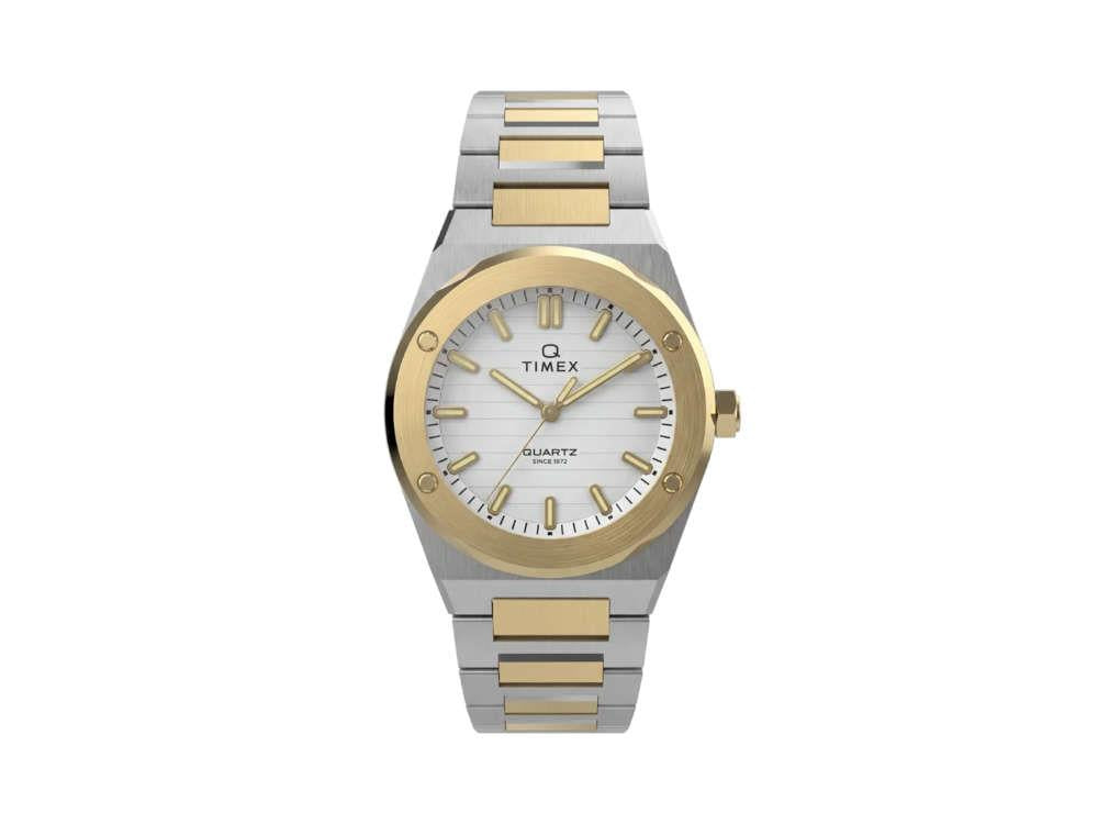 Montre à Quartz Timex Q Timex Marbella, Argent, 34 mm, TW2Y81900