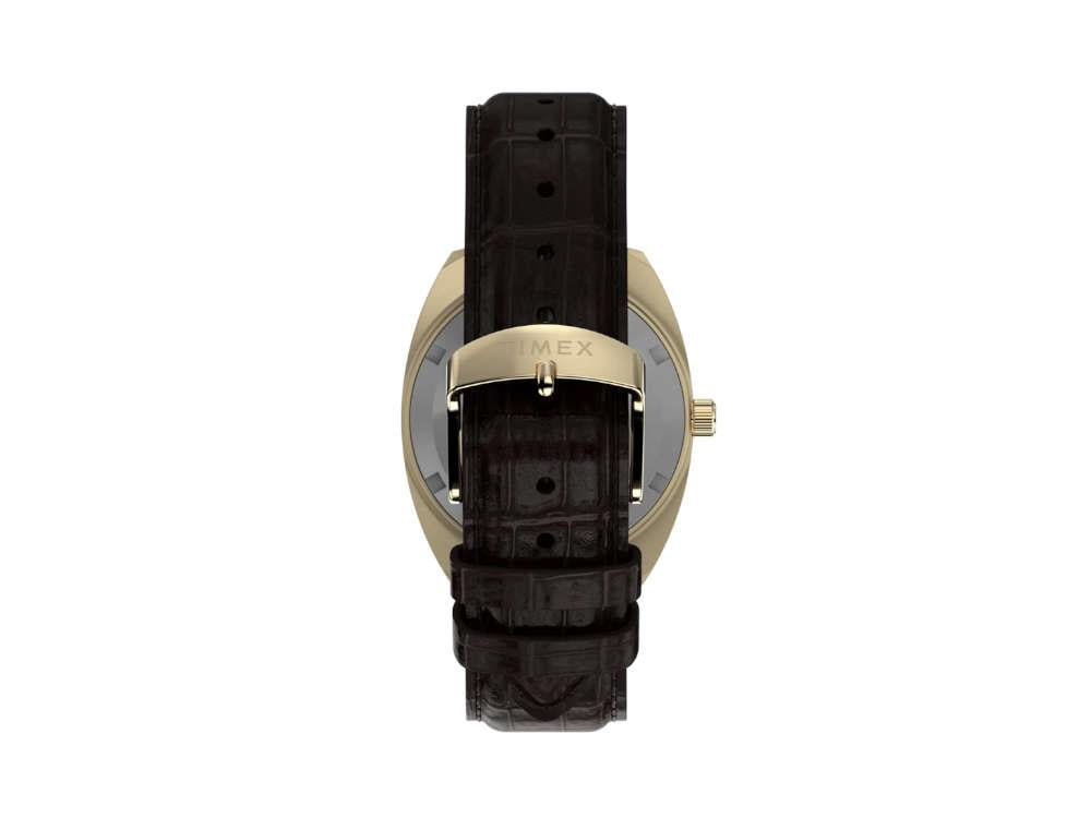 Montre à Quartz Timex Lab Reissue 1976, PVD Or, Noir, 37 mm, TW2Y82100