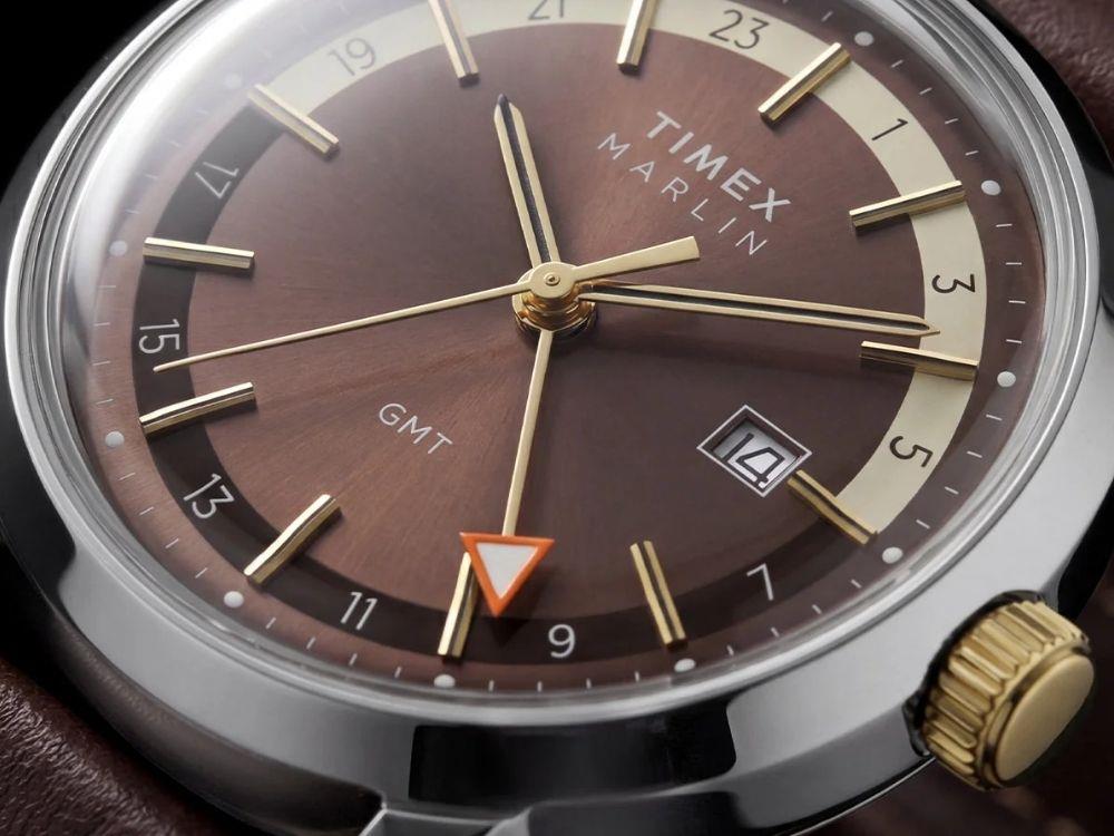 Montre à Quartz Timex Marlin, Marron, 40 mm, TW2Y84200
