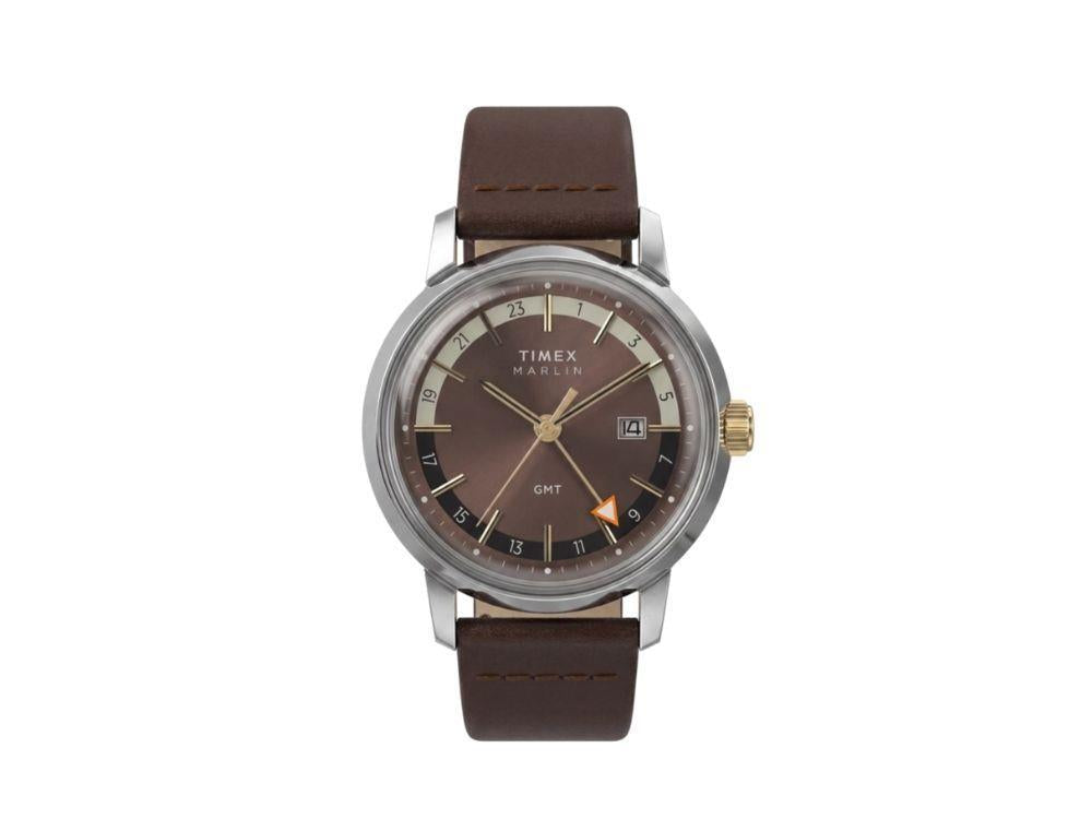 Montre à Quartz Timex Marlin, Marron, 40 mm, TW2Y84200