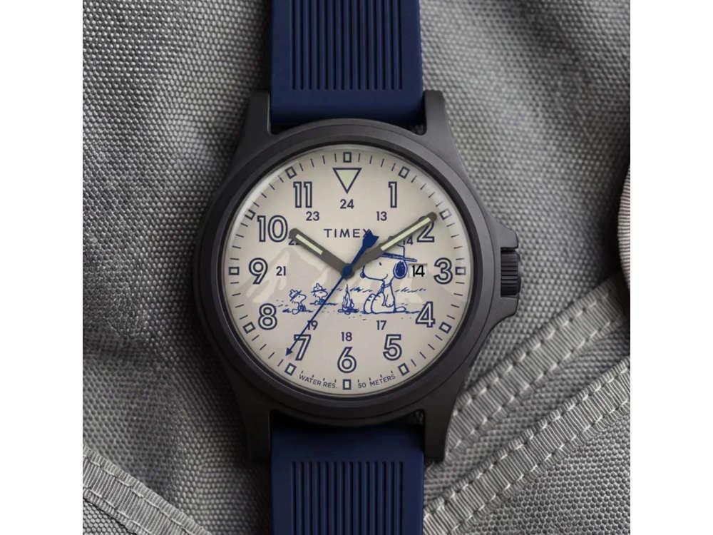 Montre à Quartz Timex Peanuts Expedition Acadia, Résine, 40 mm, TW2Y84700