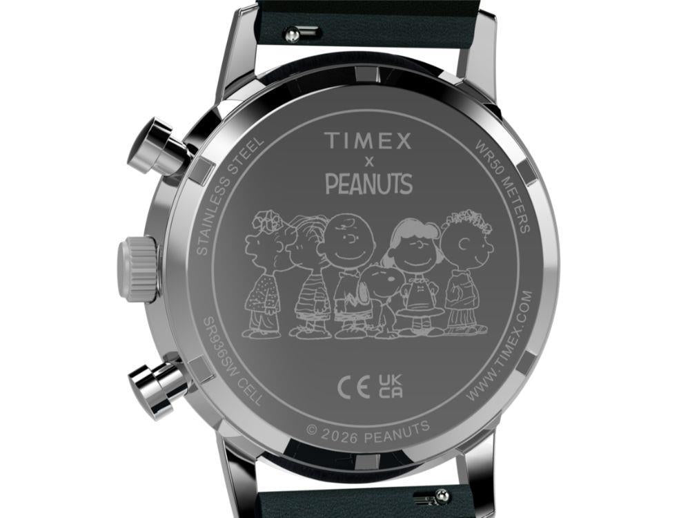 Montre à Quartz Timex Peanuts Marlin, Bleu, 40 mm, TW2Y85300