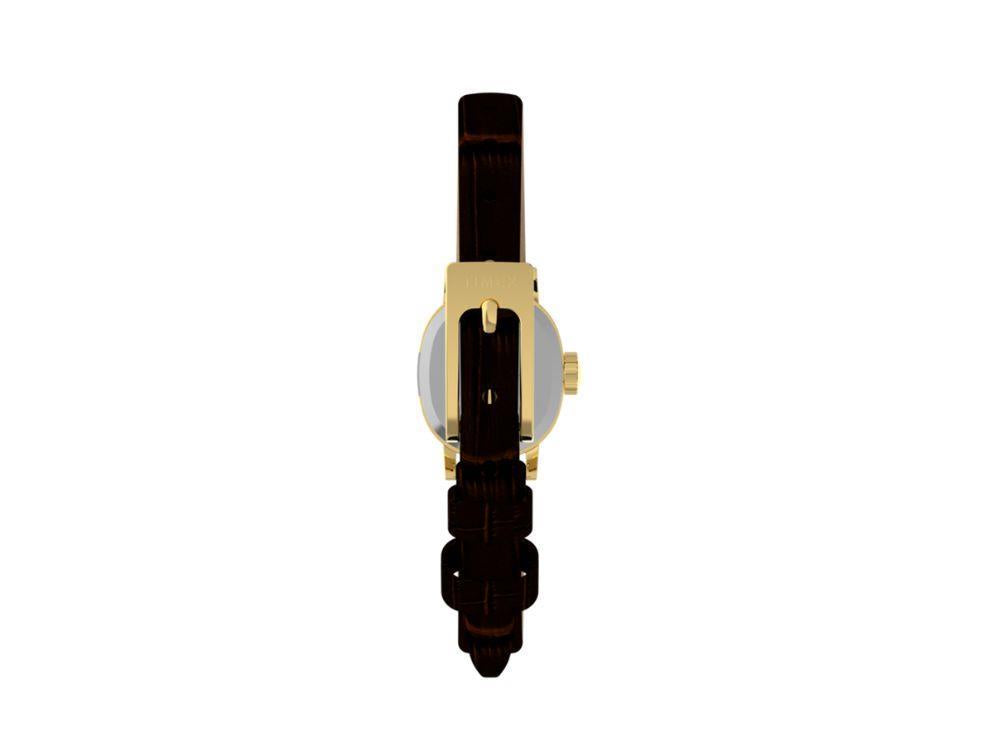Montre à Quartz Timex Cavatina Main Line, Laiton, Beige, TW2Y87700