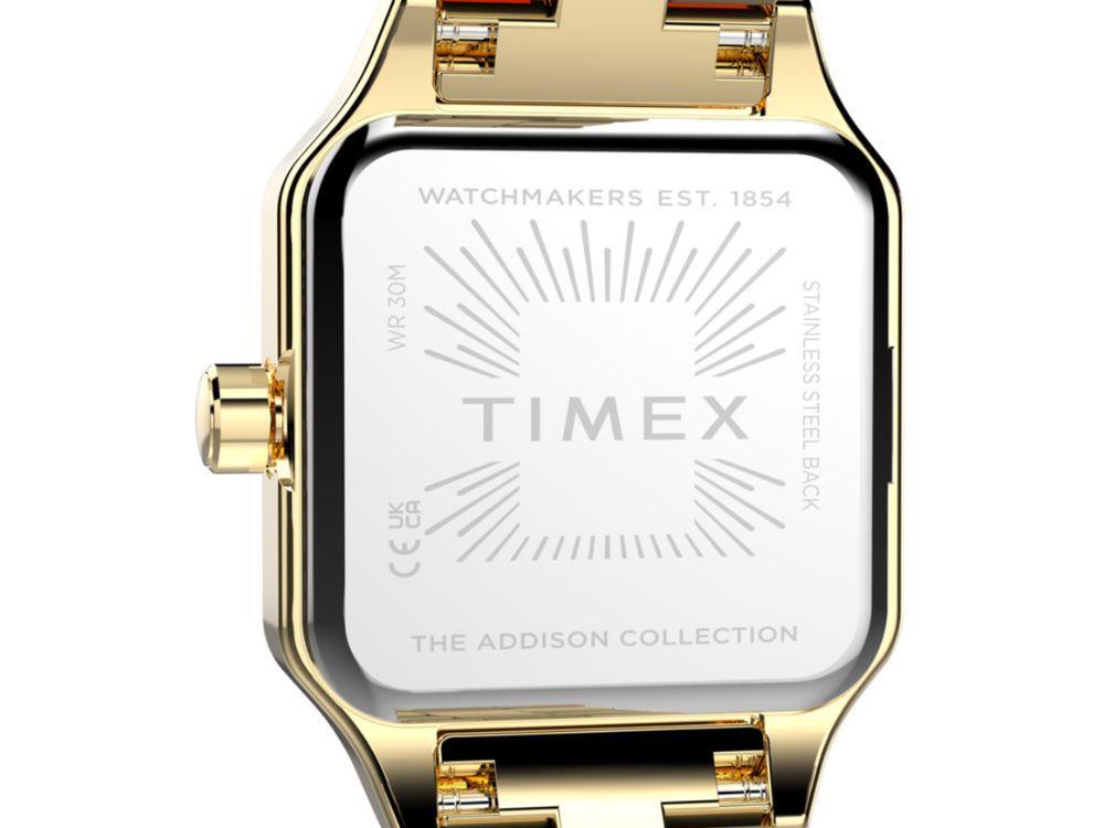 Montre à Quartz Timex Trend Addison, Laiton, Argent, TW2Y90500