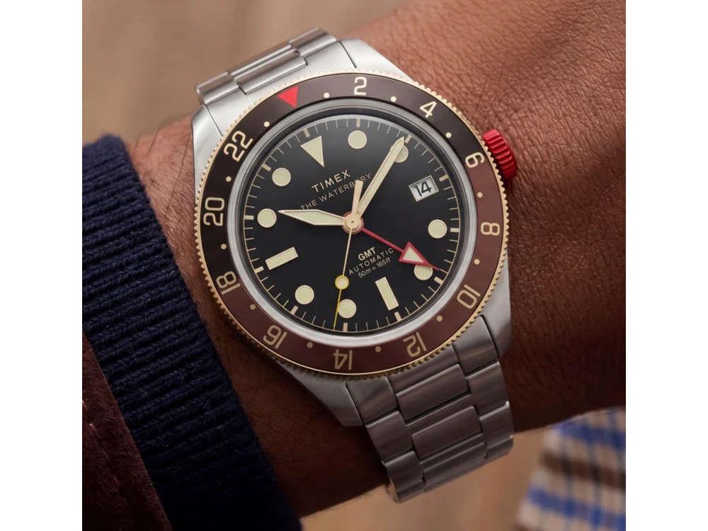 Montre Automatique Timex The Waterbury Heritage, Noir, 41.5 mm, TW2Y93500
